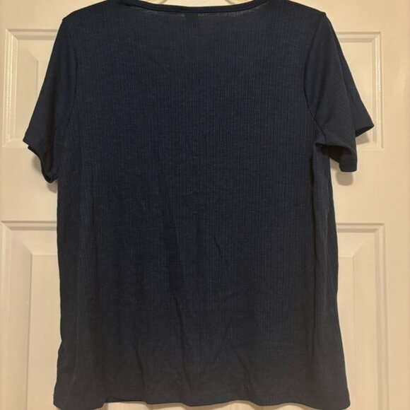Old Navy Luxe Tee - Navy Blue - Picture 3 of 3